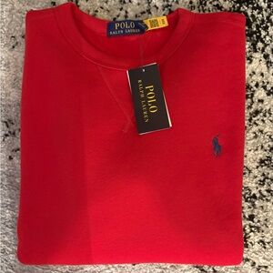 Polo Ralph Lauren Red Crewneck Sweater - Small